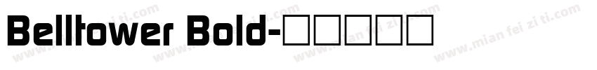 Belltower Bold字体转换